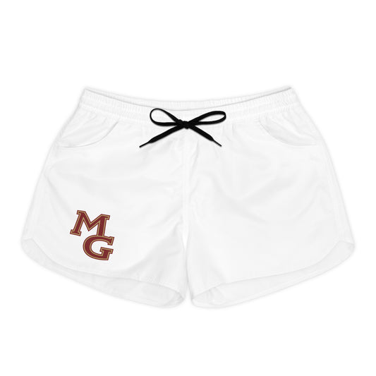 Maple Grove Crimson Women's Casual Shorts - Summer Comfort & Style