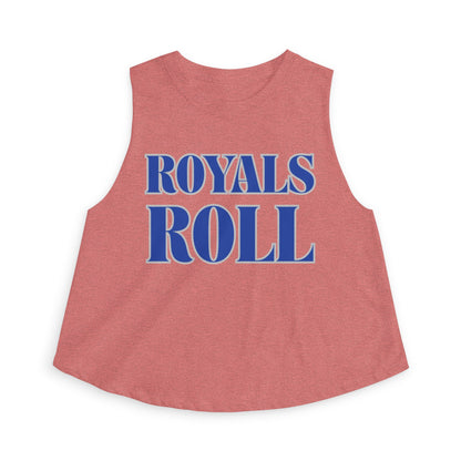 Royals Rolll Women's Crop Top — Vintage Sports Team Style
