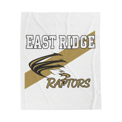 East Ridge Cozy Raptors Velveteen Blanket
