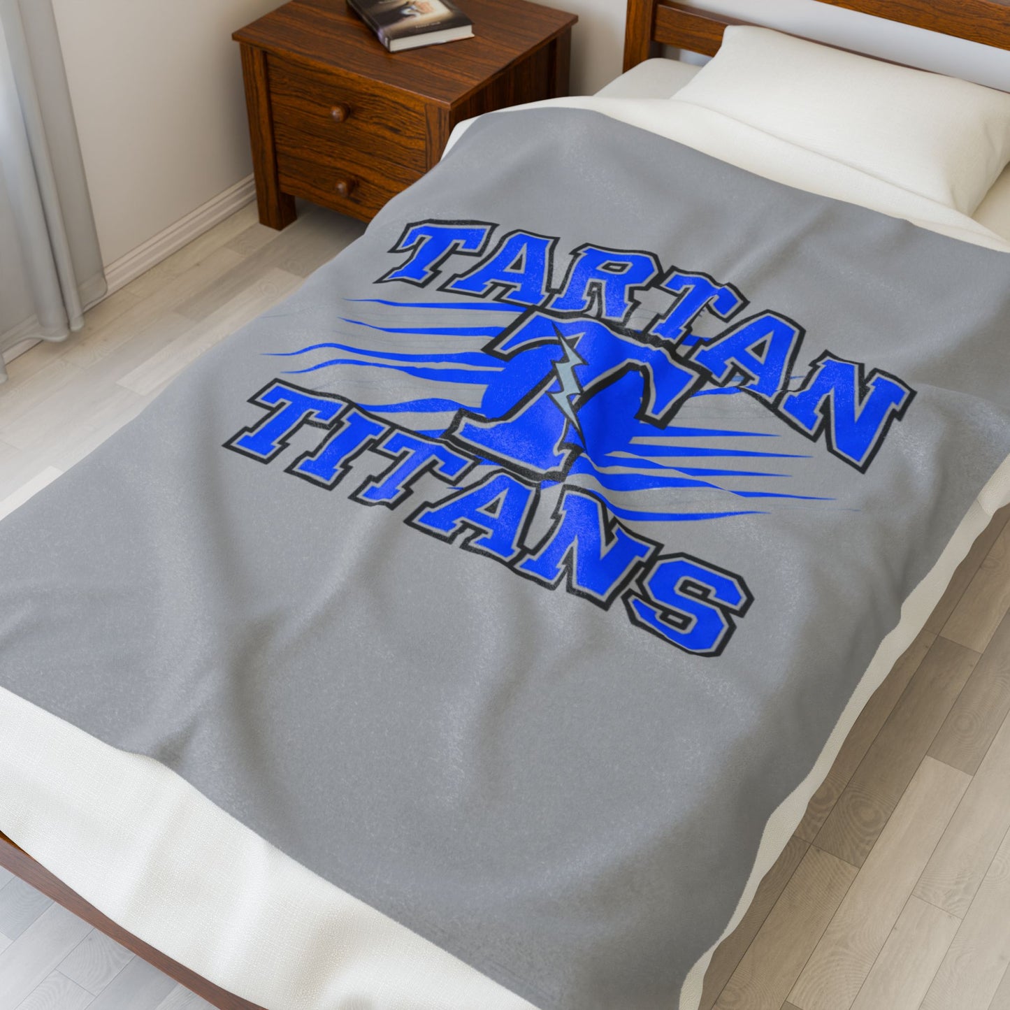 Tartan Titans Cozy Velveteen Plush Blanket