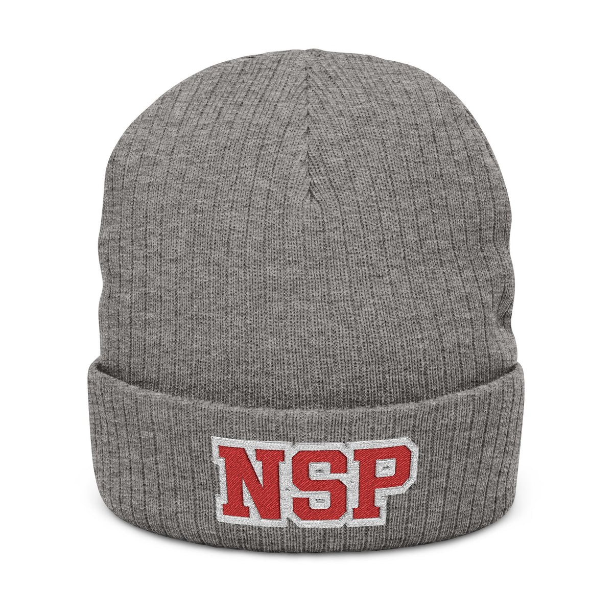 North Saint Paul Polars "NSP" Embroidered Ribbed Knit Beanie