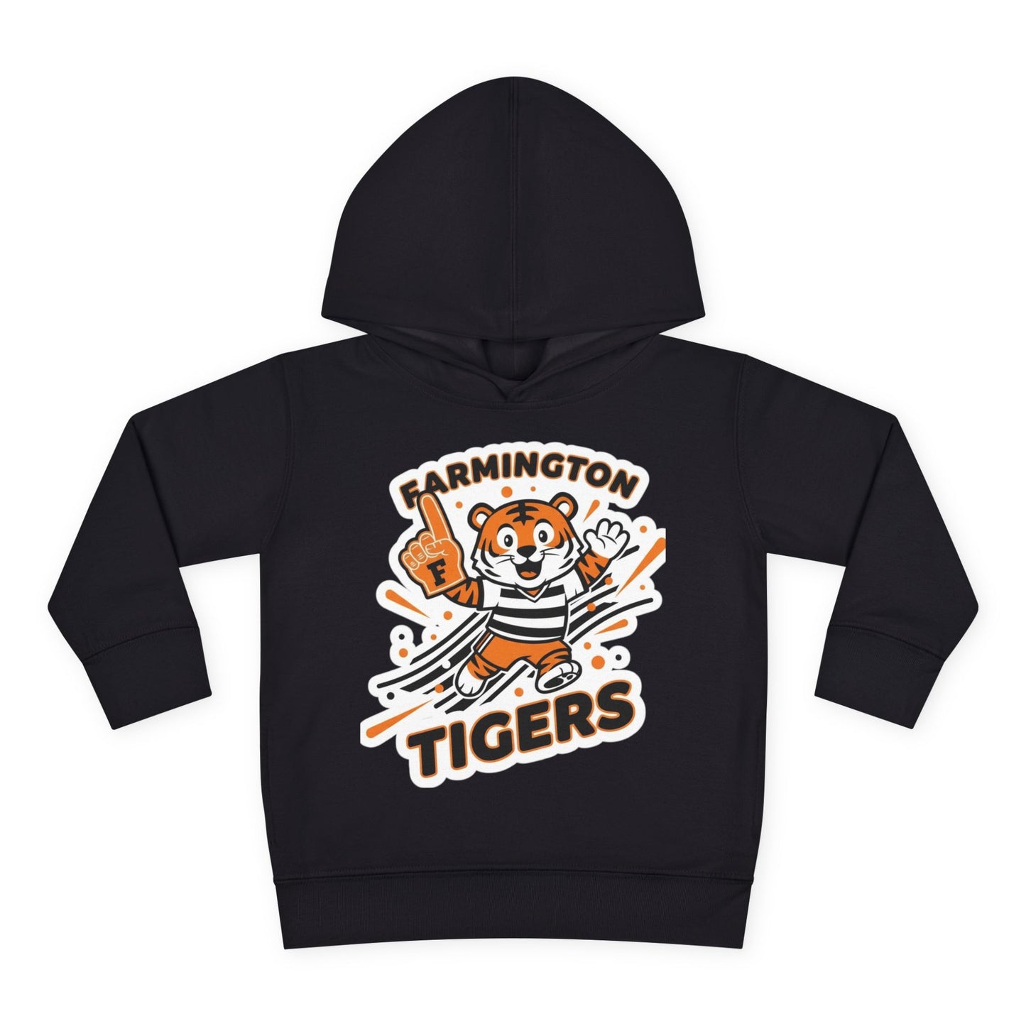 Farmington Tigers Toddler Pullover Fleece Hoodie