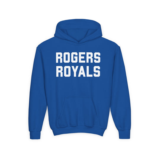 Rogers Royals Youth Hoodie – Blue Panther School Spirit Sweatshirt