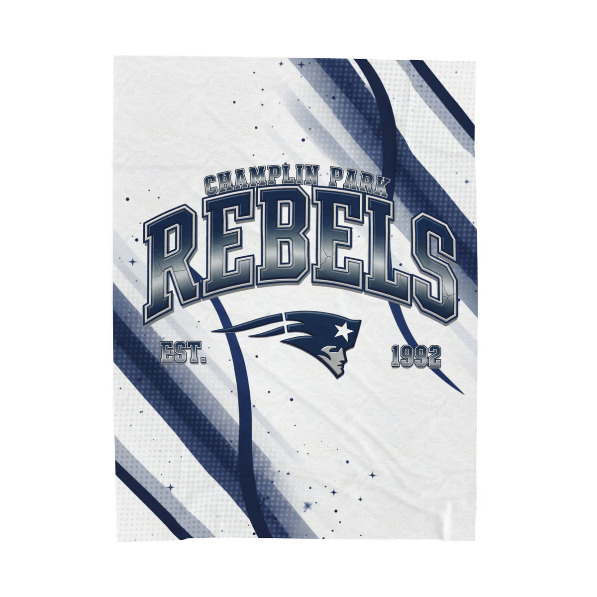 Champlin Park Rebels Cozy Velveteen Plush Blanket - Perfect for Relaxation and Home Decor