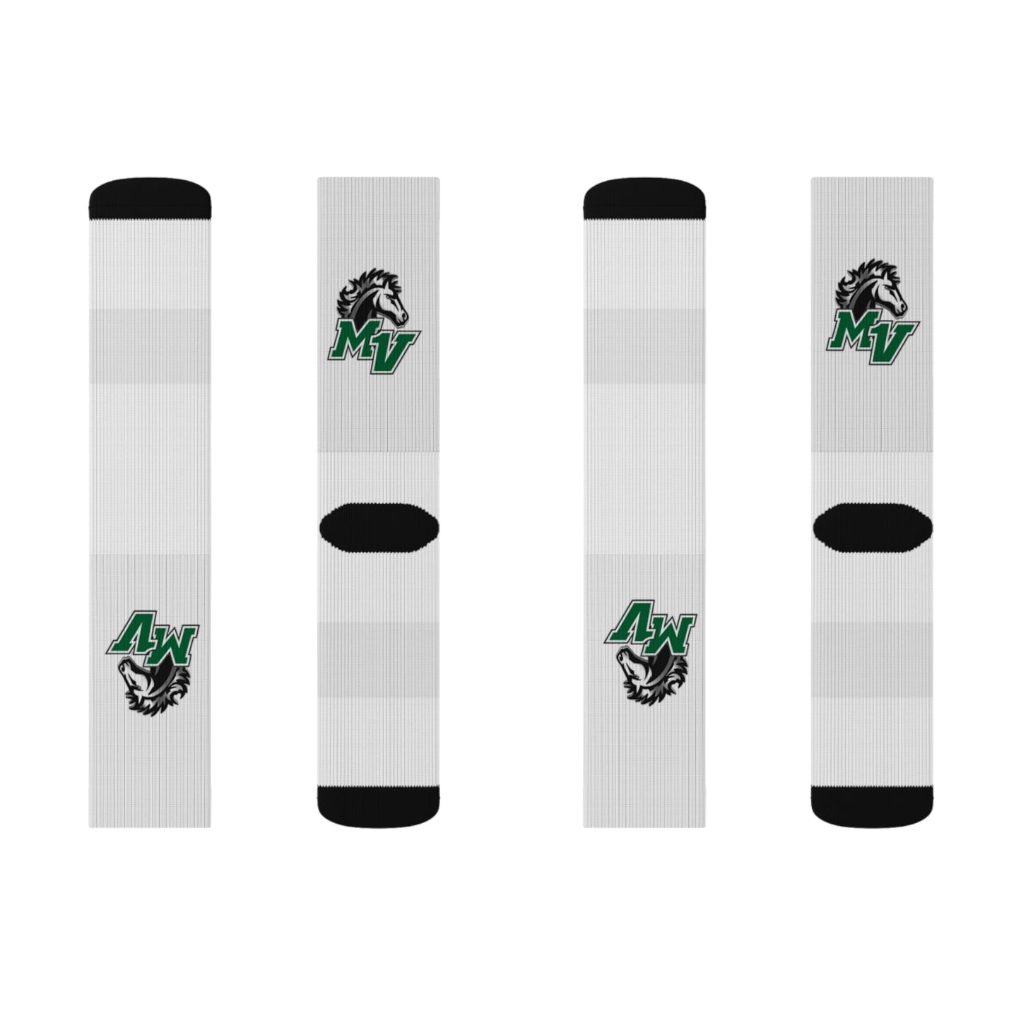 Mounds View Mustangs Sublimation Socks