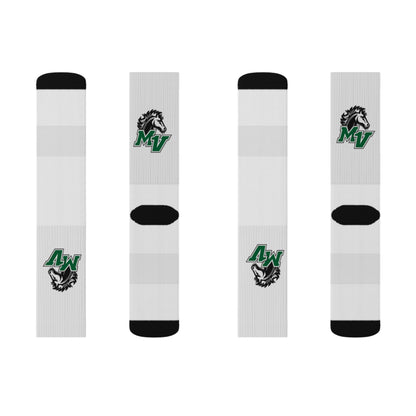 Mounds View Mustangs Sublimation Socks