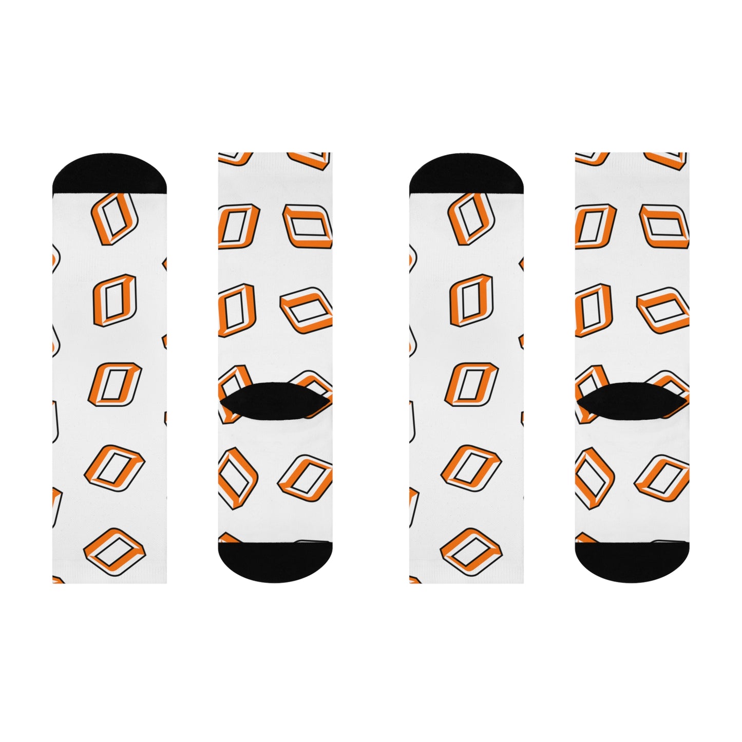 Osseo Orioles Trendy Cushioned Crew Socks