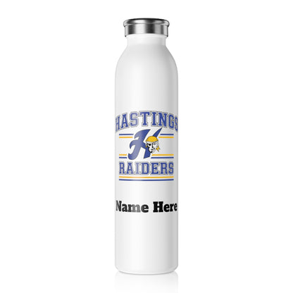 Hastings Raiders Slim Water Bottle —  Stainless Insulated Bottle