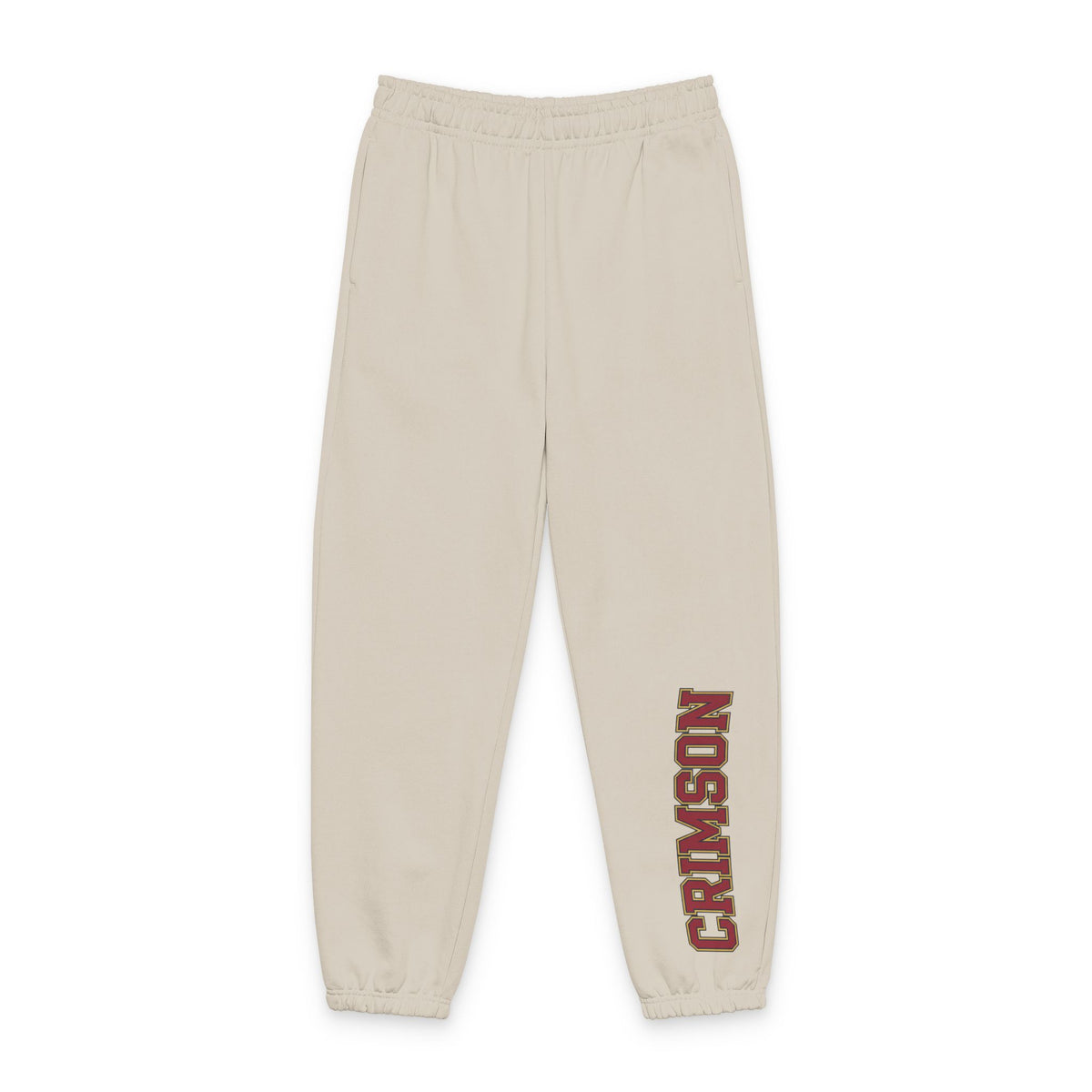 Maple Grove Crimson Sweatpants — Cozy Athletic Team Joggers