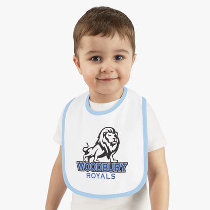 Woodbury Royals Baby Contrast Trim Jersey Bib
