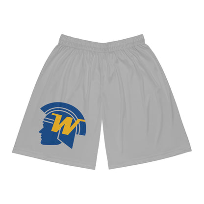 Wayzata Trojans Comfortable Grey Basketball Shorts
