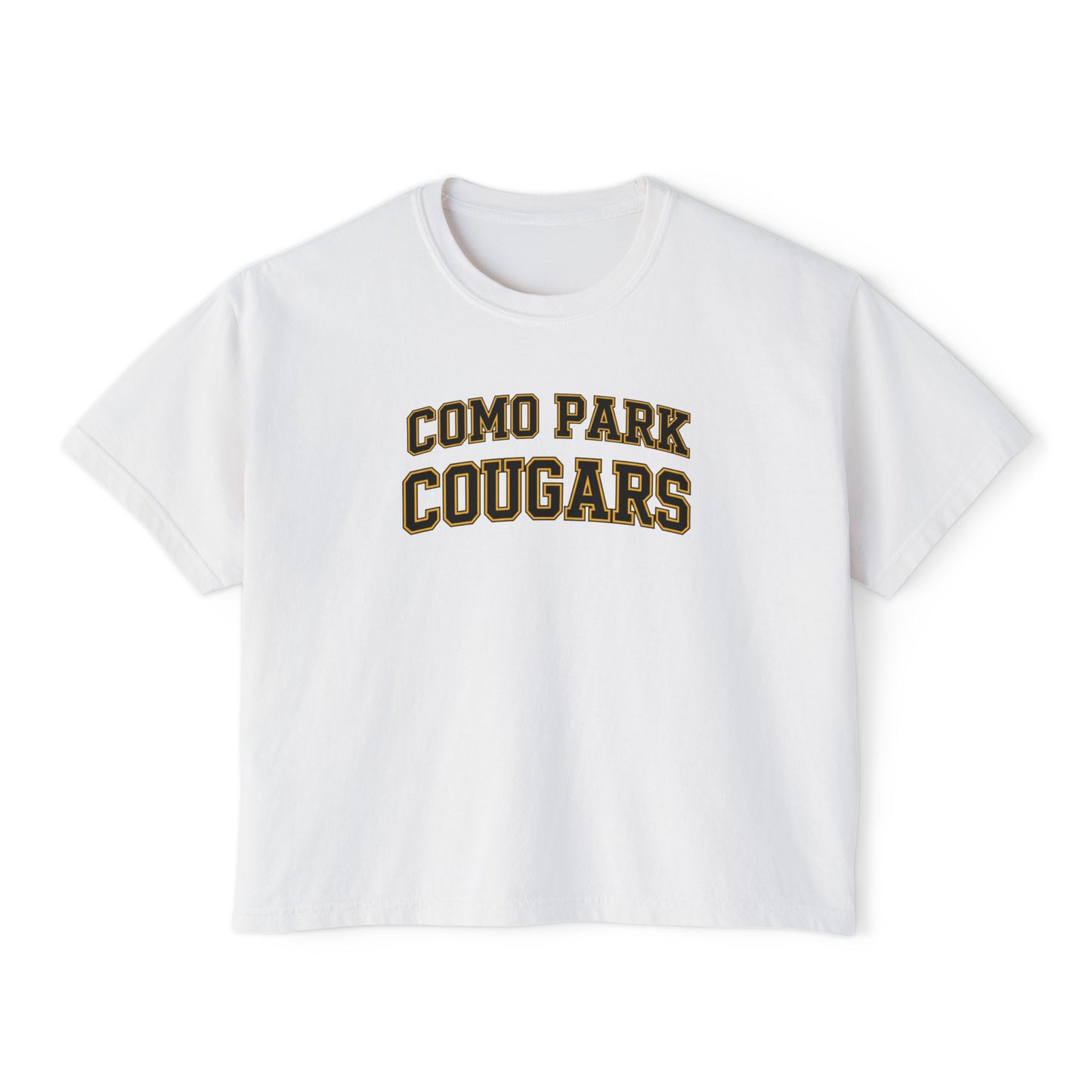 Saint Paul Como Park Cougars Casual Women's Boxy Tee