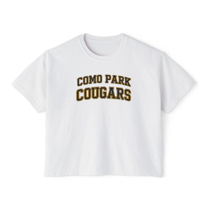 Saint Paul Como Park Cougars Casual Women's Boxy Tee