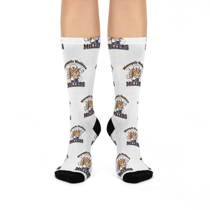 Minneapolis Washburn Millers Cushioned Crew Socks