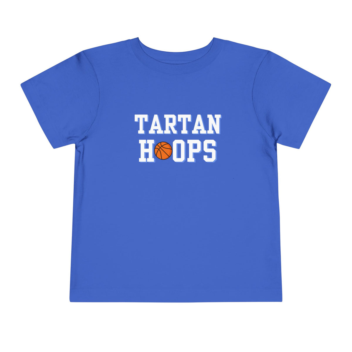 Toddler Tee "Tartan Hoops" Basketball Kids Shirt – Take Flight Back Print