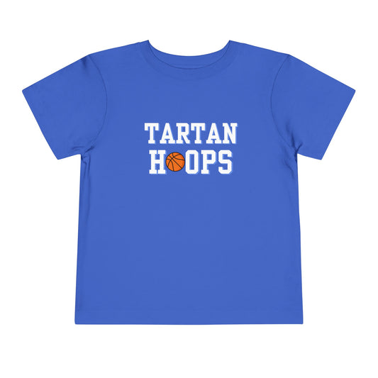 Toddler Tee "Tartan Hoops" Basketball Kids Shirt – Take Flight Back Print