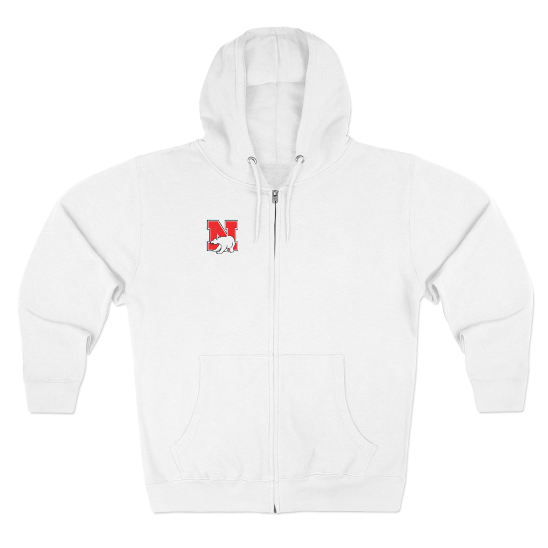 North Saint Paul Polars Unisex Zip Hoodie with Classic Embroidered Logo