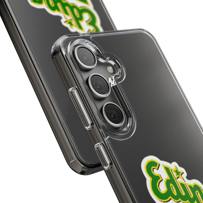 Custom Clear Phone Case with Edina Design - Stylish Protection for Your Smartphone