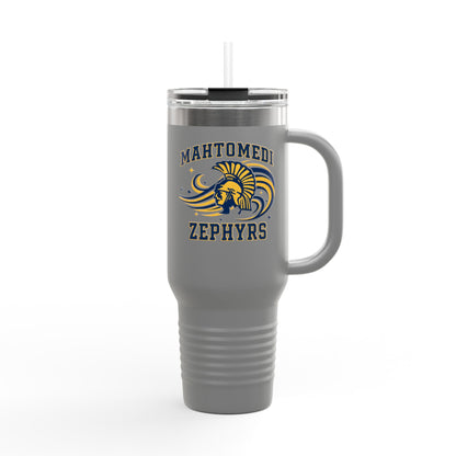 Mahtomedi Zephyrs Insulated Travel Mug - 40oz with Custom Logo for Road Trips and Daily Commutes