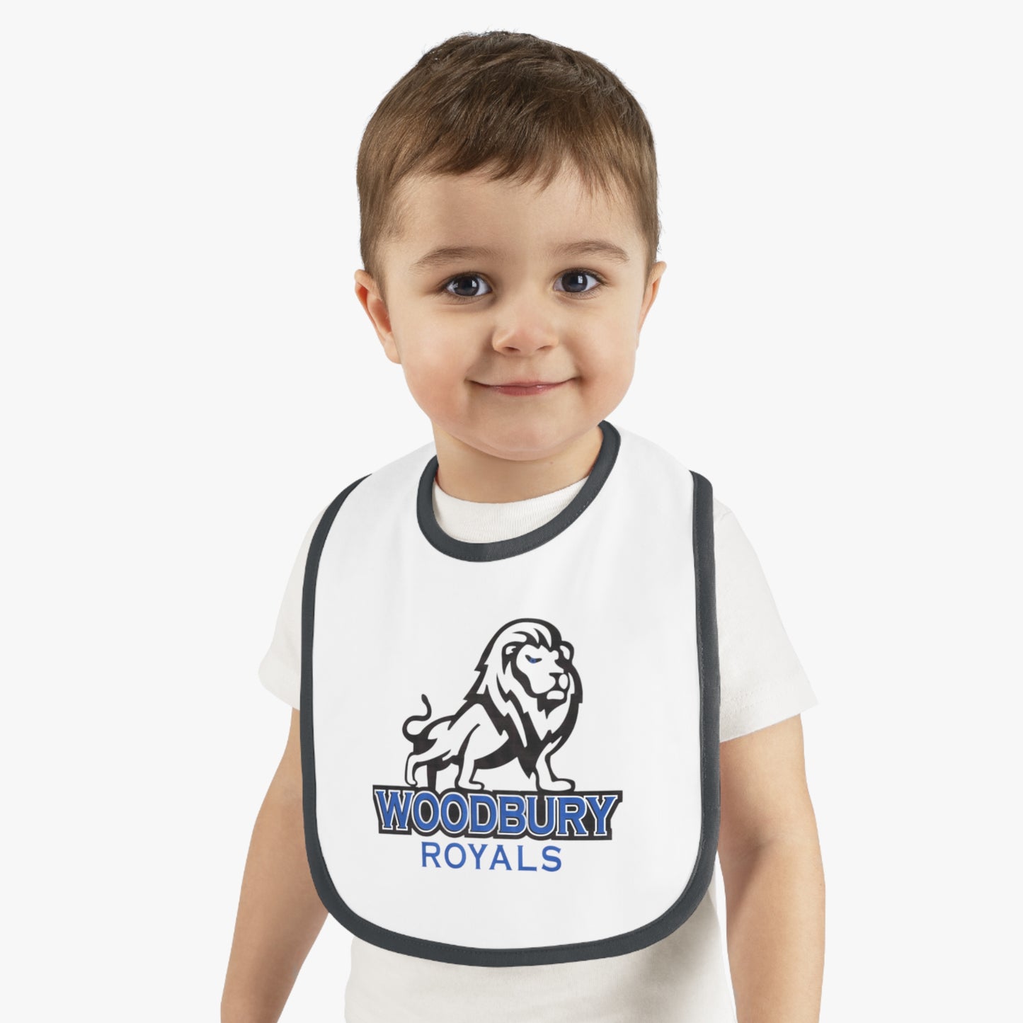 Woodbury Royals Baby Contrast Trim Jersey Bib
