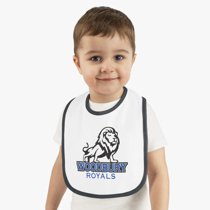 Woodbury Royals Baby Contrast Trim Jersey Bib