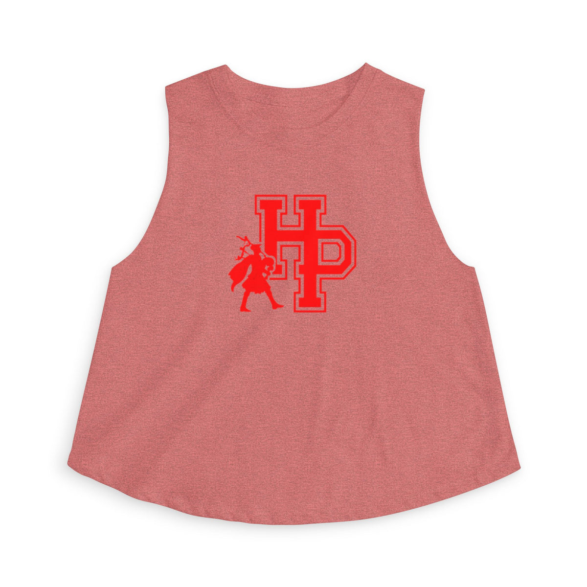 Highland Park Scots Crop Top — Retro Script Athletic Women's Tank