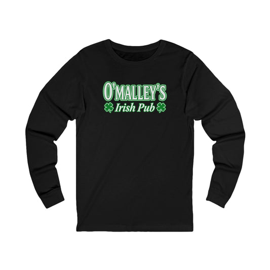 Long Sleeve Tee — “O'Malley’s Irish Pub” Front, “Final! Final!” Back