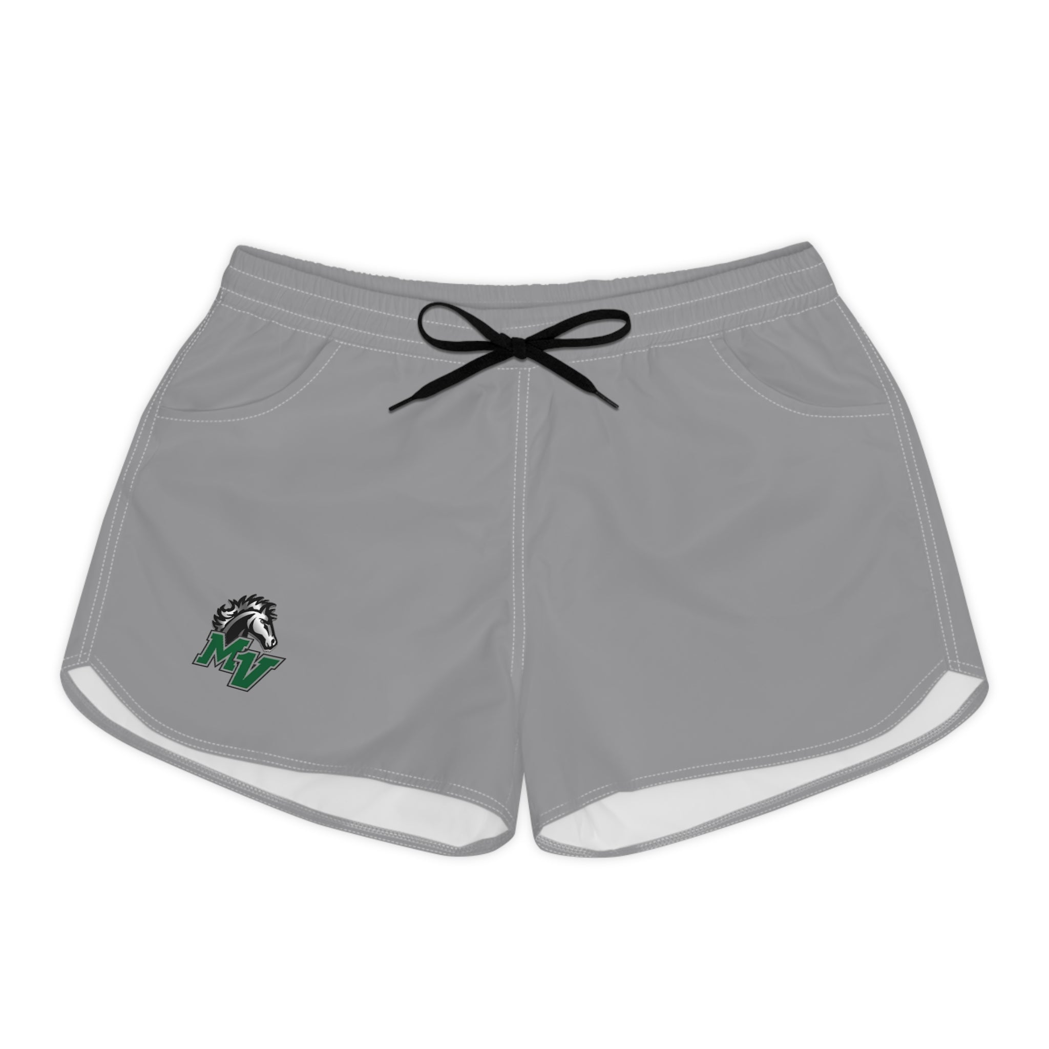 Mounds View Mustangs Grey Women's Casual Shorts