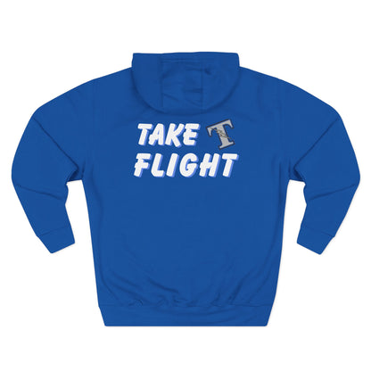 Basketball Hoodie — "Tartan Hoops" Front & "Take Flight" Back Team Pullover