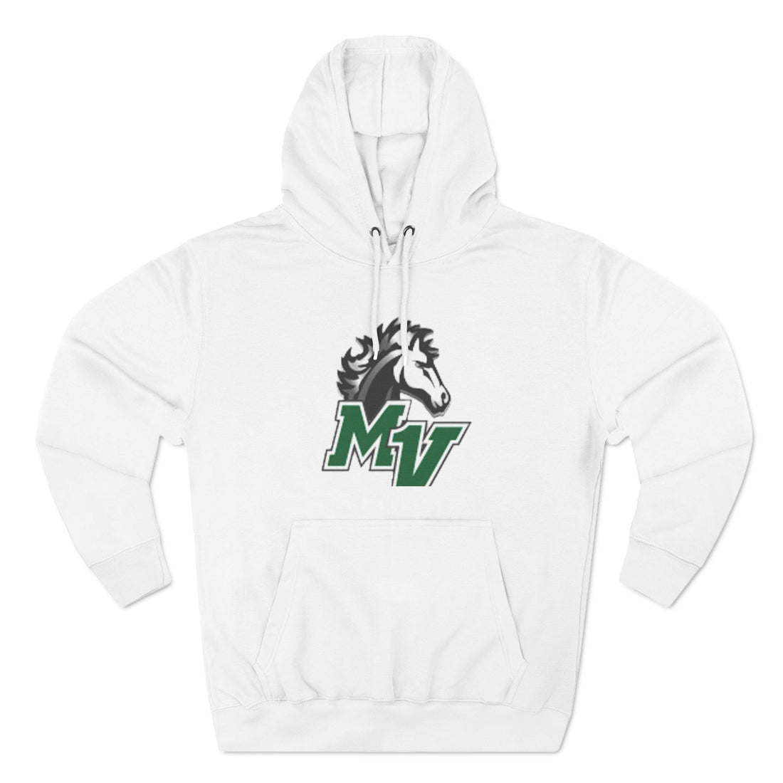 Mounds View Mustangs Three-Panel Fleece Hoodie