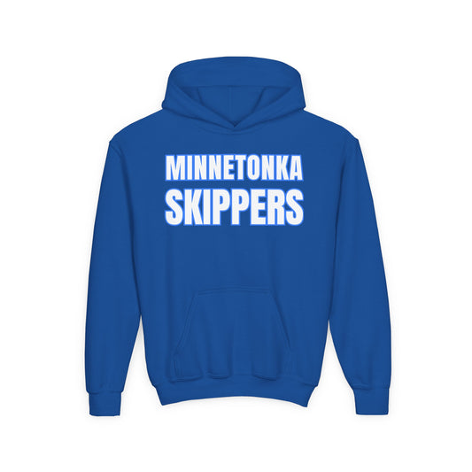 Minnetonka Skippers Youth Hoodie — Anchor Back Logo