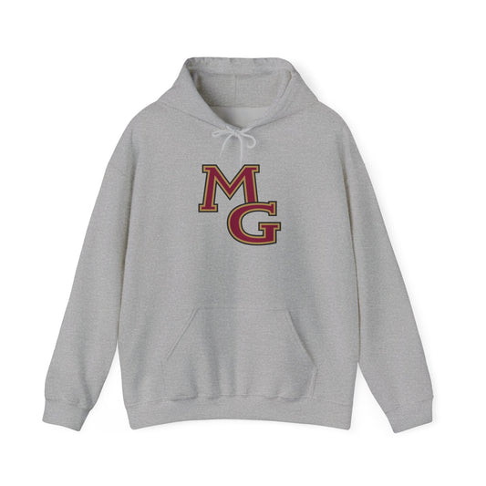 Maple Grove Crimson Unisex Heavy Blend™ Hooded Sweatshirt - Cozy and Stylish for School Spirit