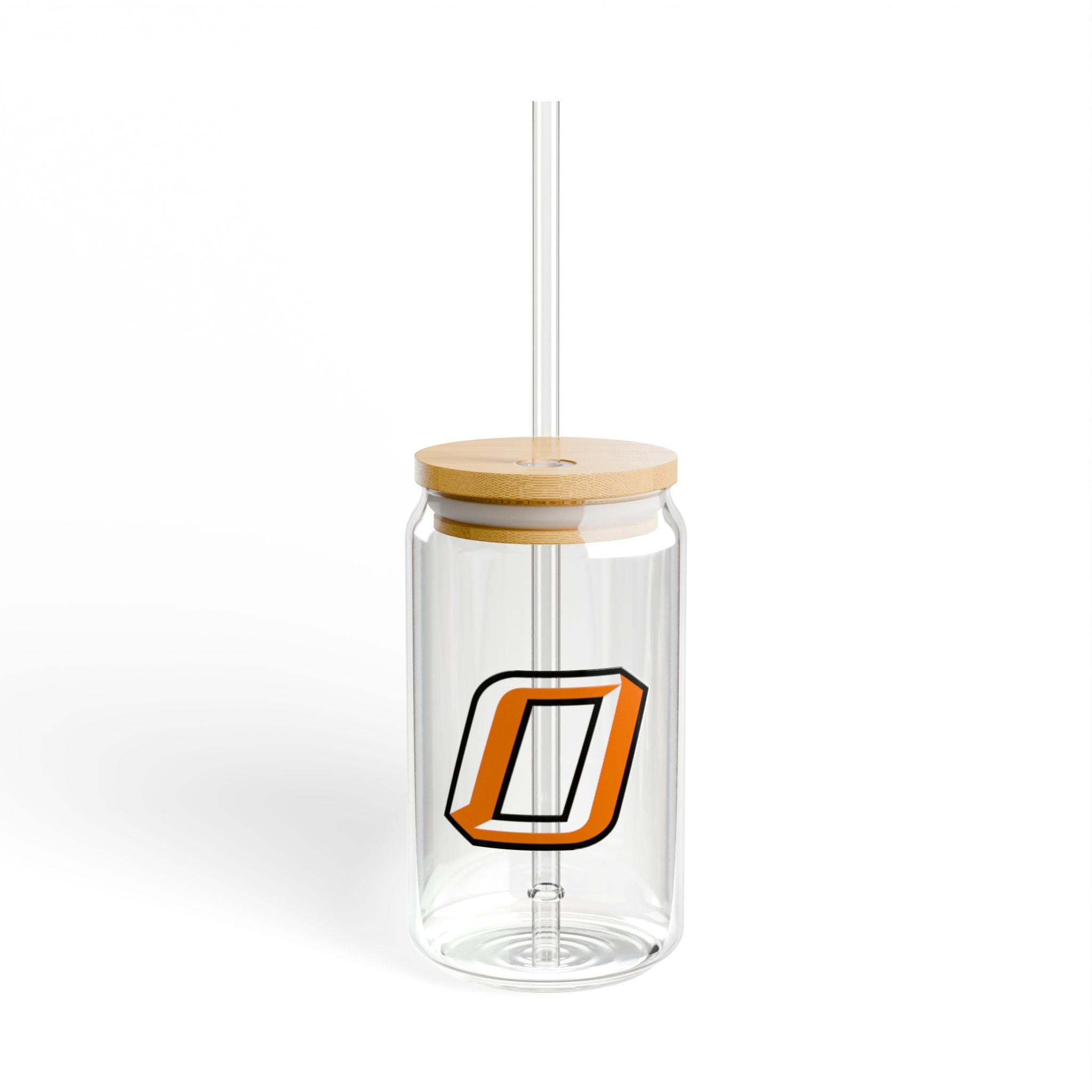 Osseo Orioles Stylish 16oz Sipper Glass, Eco-Friendly Drinkware