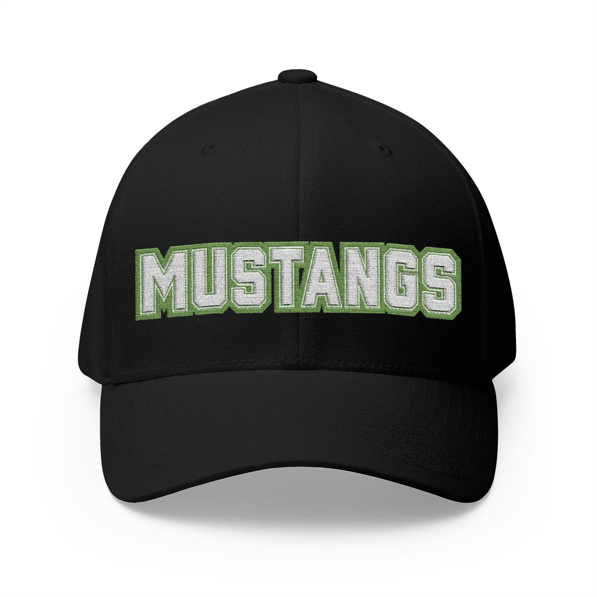 Mounds View Mustangs Bubble Logo Embroidered Cap