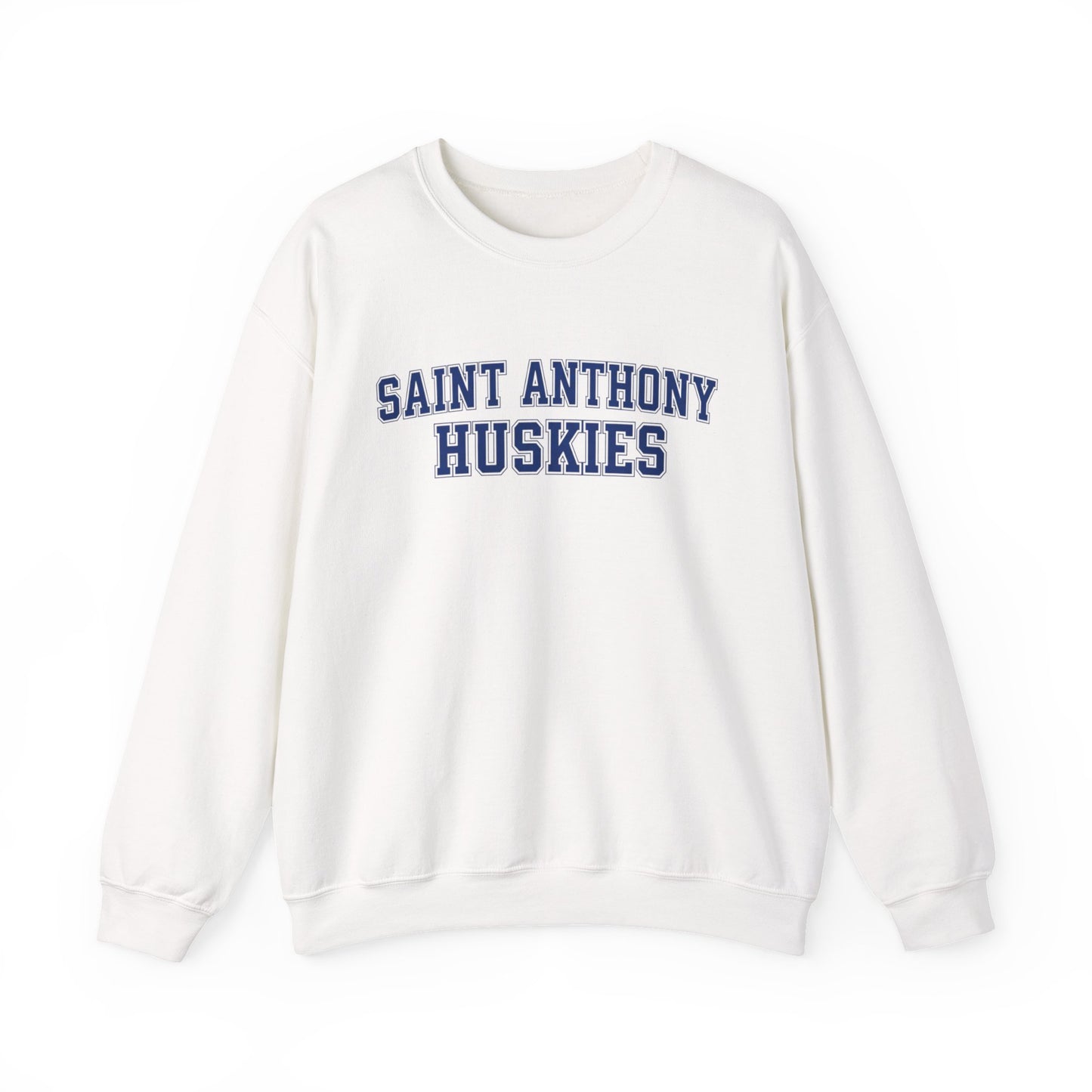 Saint Anthony Huskies Unisex Heavy Blend™ Crewneck Sweatshirt - Cozy Graphic Fashion