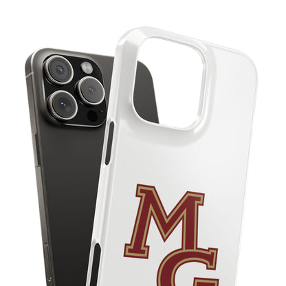 Maple Grove Crimson Slim Phone Case - Stylish Custom Cover for Daily Protection