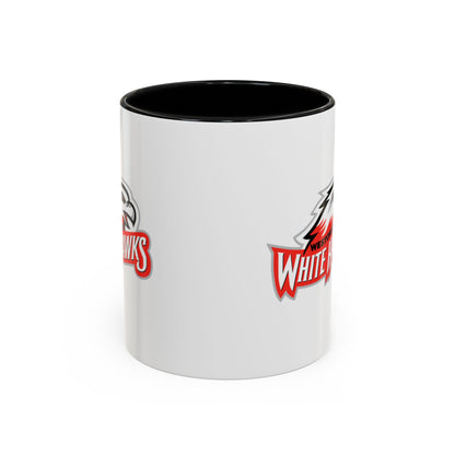 Mound Westonka White Hawks Accent Coffee Mug - Stylish 15oz or 11oz