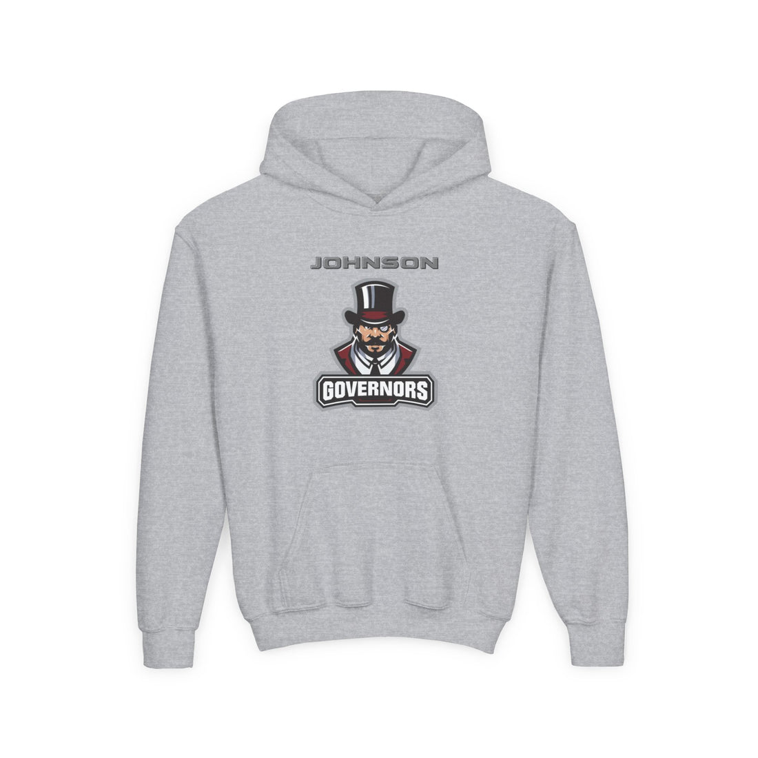 Saint Paul Johnson Youth Heavy Blend Hooded Sweatshirt - Governors Design