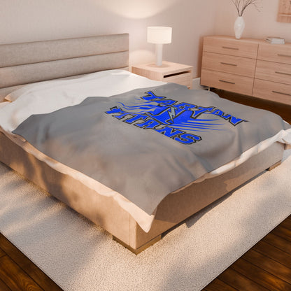 Tartan Titans Cozy Velveteen Plush Blanket