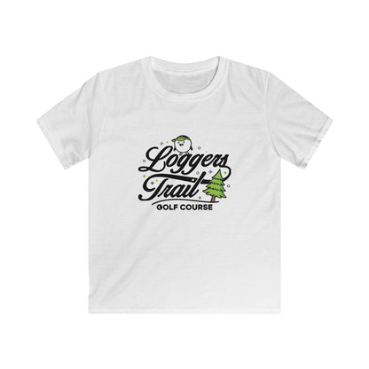 Kids Tee - "Loggers Trail Golf Course" Playful Woodland Golf Shirt