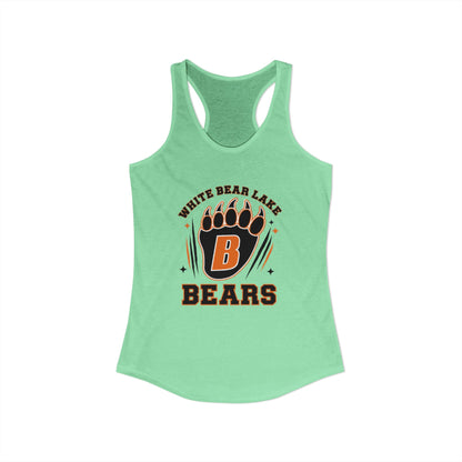 White Bear Bears Racerback Tank