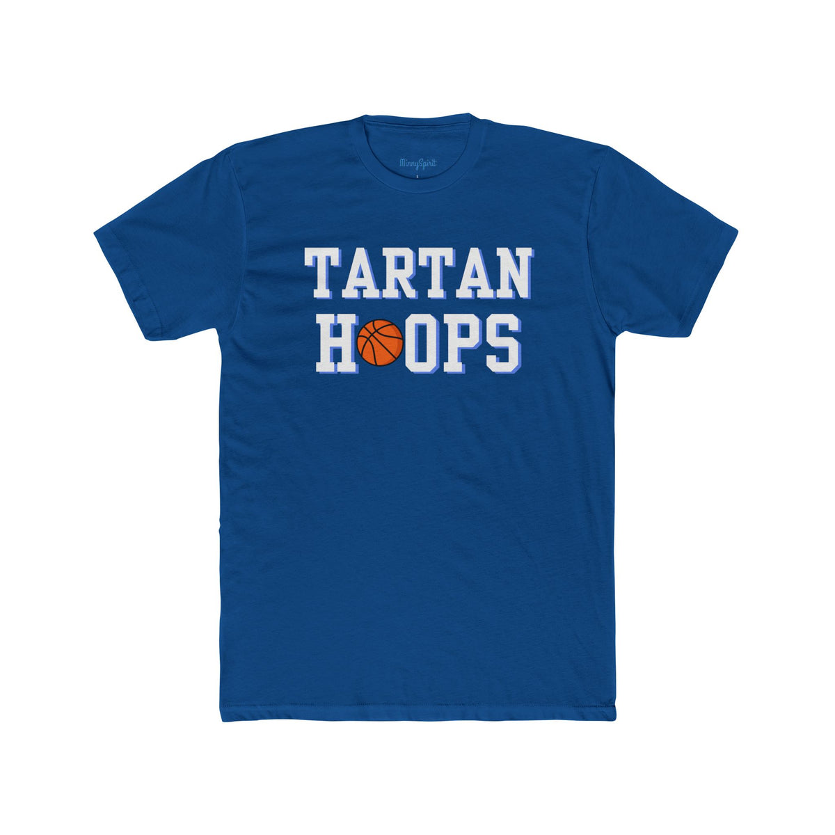 Tartan Hoops Basketball Tee — 'Take Flight' Back Graphic