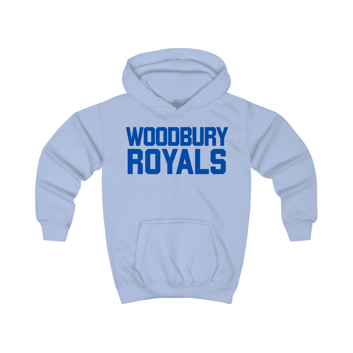 Woodbury Royals Kids Hoodie – Blue Lion School Spirit Design