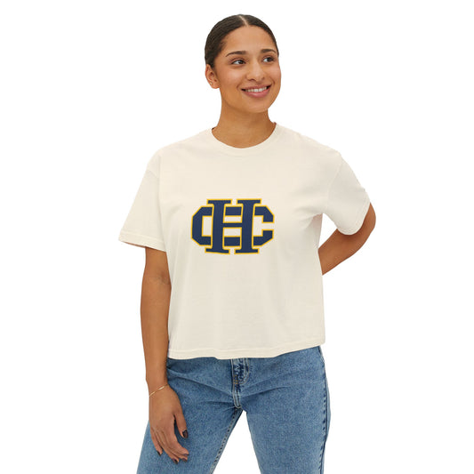 Columbia Heights Hylanders Stylish Women's Boxy Tee - Casual Comfort for Everyday Wear