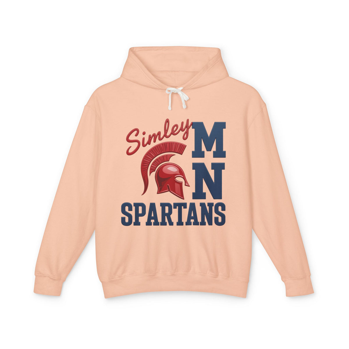 Simley MN Spartans Lightweight Hooded Sweatshirt