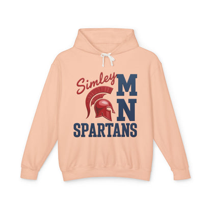 Simley MN Spartans Lightweight Hooded Sweatshirt