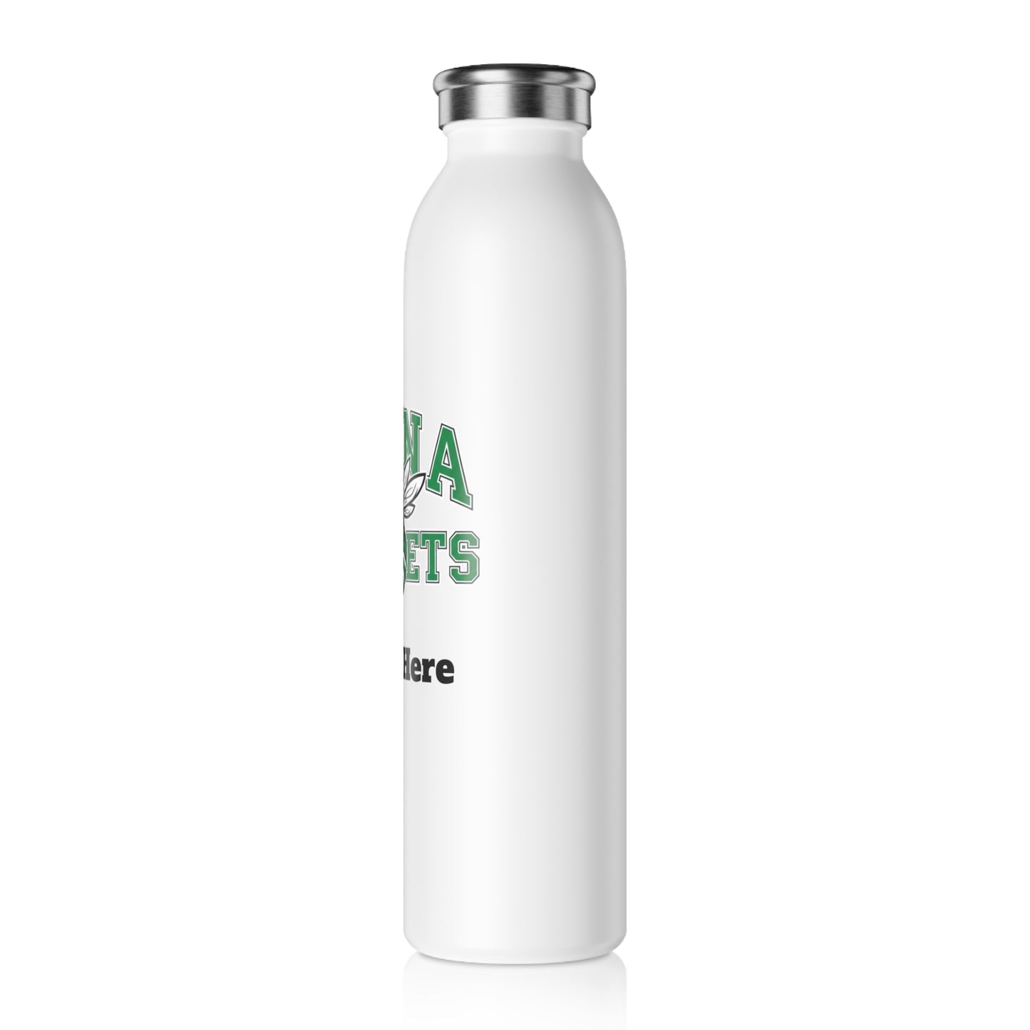 Edina Hornets Slim Water Bottle —  Stainless Insulated Bottle
