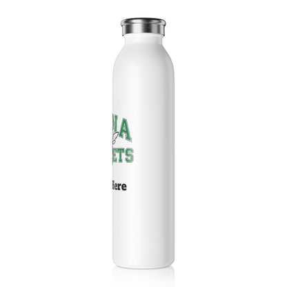 Edina Hornets Slim Water Bottle —  Stainless Insulated Bottle