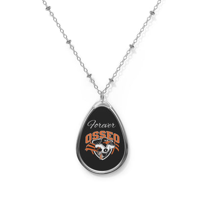 Osseo Orioles "Forever" Oval Pendant Necklace