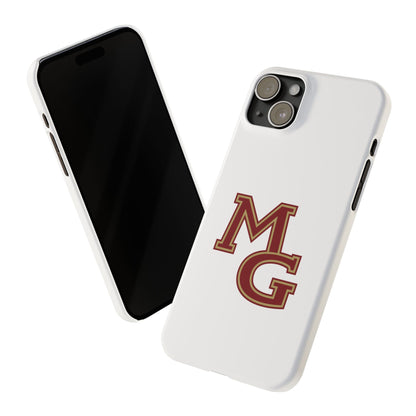 Maple Grove Crimson Slim Phone Case - Stylish Custom Cover for Daily Protection